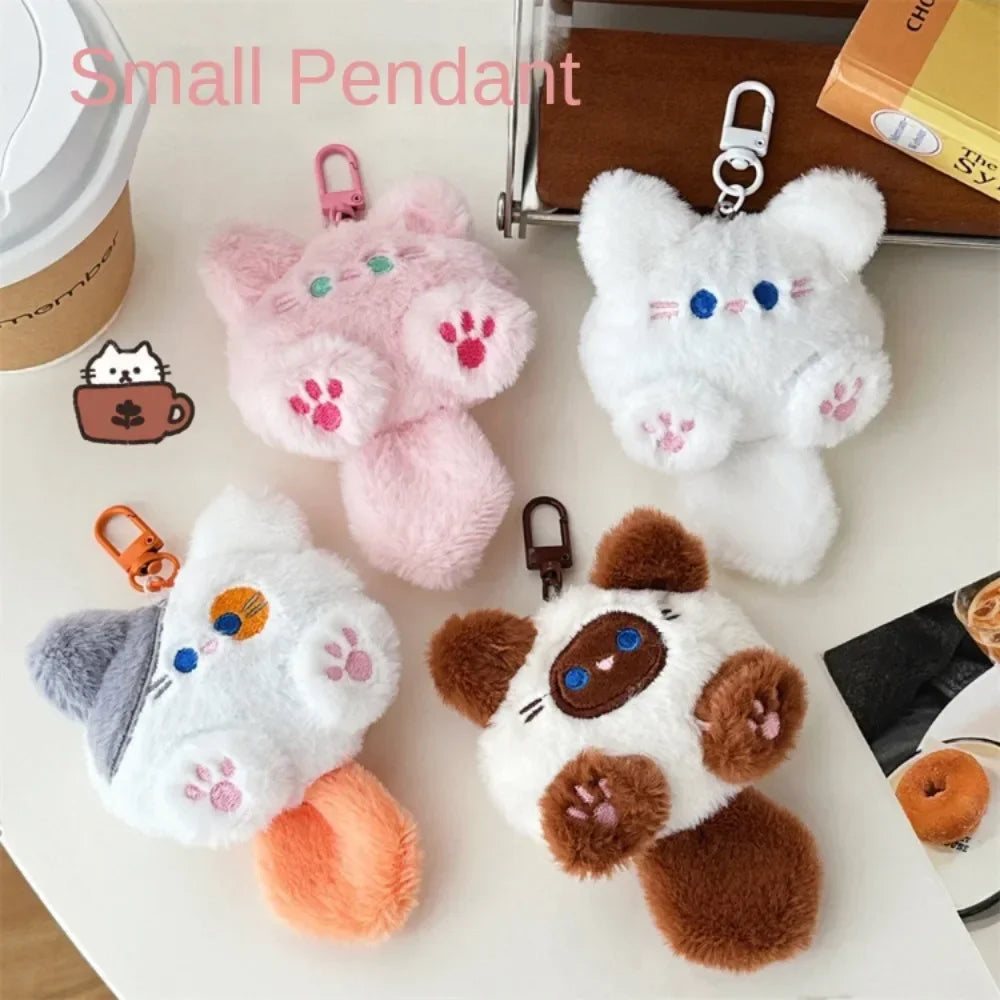 Adorable Soft Plush Cat Keychain – Cute Backpack Charm for Girls, Couples Gift, Bag & Purse Decoration Beauty World Shop