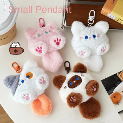 Adorable Soft Plush Cat Keychain – Cute Backpack Charm for Girls, Couples Gift, Bag & Purse Decoration Beauty World Shop