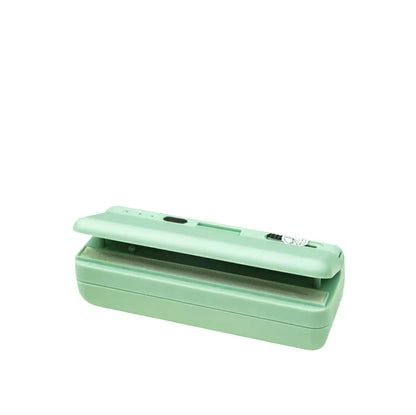 Mini Plastic Bag Sealer Heat Bag Sealing Machine Food Packaging Plastic Bags Sealer Clip Bag Handheld Rechargeable Heat Sealer Beauty World Shop