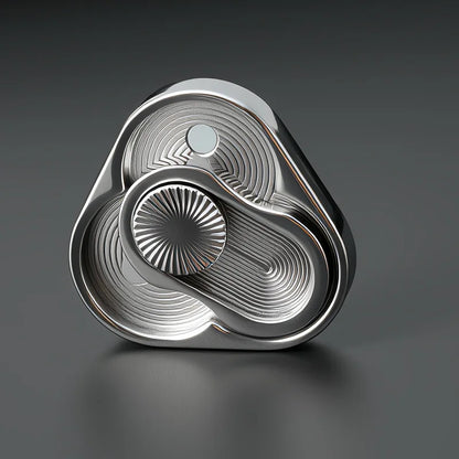 Triangle Spinner Flip Coin EDC Fidget Push Coin Decompression Hand Toy Handle Piece Fidget Spinner Fun Toy Beauty World Shop