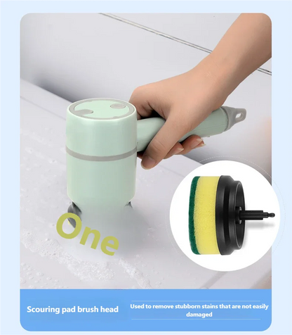 2025 Multi Functional Wireles Electric Cleaning Brush Household Toilet Cleaning Tool Handheld Kitchen Cleaning Brush