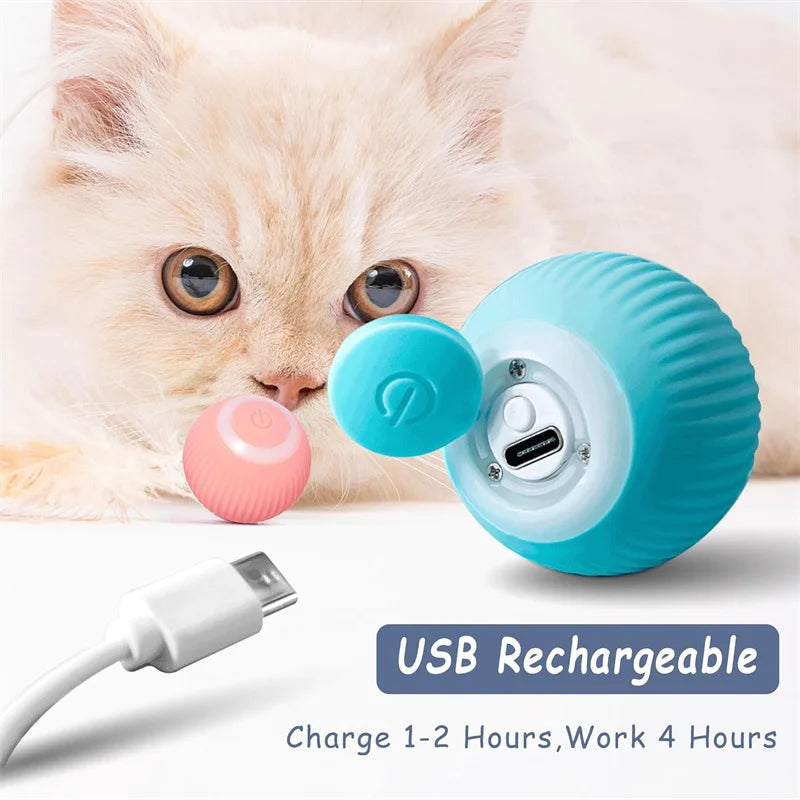 Smart Dog Toys Ball Electronic Interactive Pet Toy Moving Ball USB Automatic Moving Bouncing for Puppy Birthday gift Cat Product Beauty World Shop