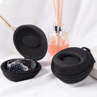 Portable EVA Single Watch Travel Case Watch Storage Organizer Box Watch Holder Waterproof for Smartwatches Zippered Container Beauty World Shop