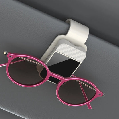 Car Sun Visor Sunglasses Clip Holder Stable Eyeglasses Hanger Card Ticket Organizer Interior Storage Clip Car Accessories Beauty World Shop