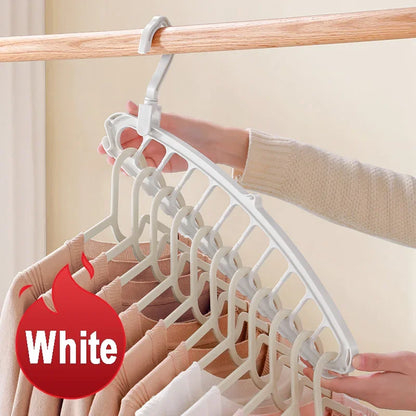 New Clothes Hanger Closet Organizer Space Saving Hanger Multi-port Clothing Rack Plastic Scarf Storage hangers for clothes Beauty World Shop