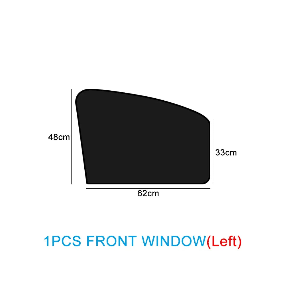 Magnetic Car Sunshade UV Protection Curtains Sun Shield Cover Double Sides Auto Window Sun shade Protector Cover Diy Accessories Beauty World Shop