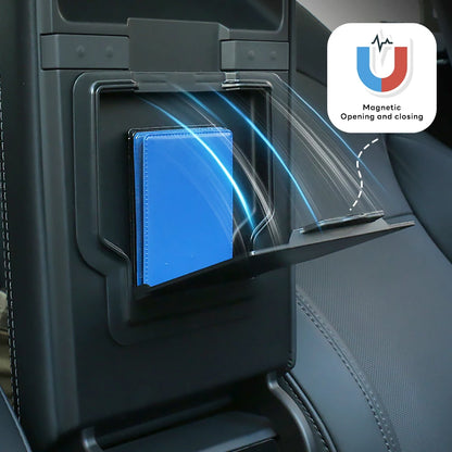 For Tesla New Model Y 2025 Launch Juniper Teslajuniper ABS with Silicone Non-slip Mat Console & Armrest Storage Box Upper Beauty World Shop