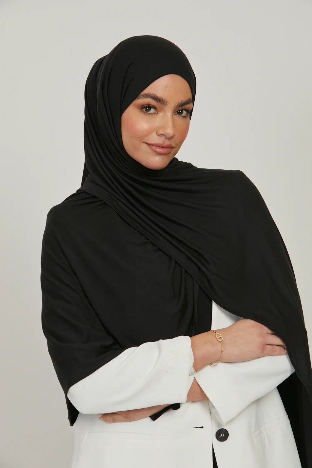 Muslim Jersey Hijab Scarf Women Long Solid Color Head Wrap For Women Hijabs Scarves Ladies Muslim Veil Jersey Hijabs Beauty World Shop