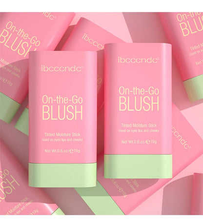 Make Up Functional Blush Stick Easy Color Rouge Blusher Cream Waterproof High Color Rendering Brightening Skin Tone Hot Beauty World Shop