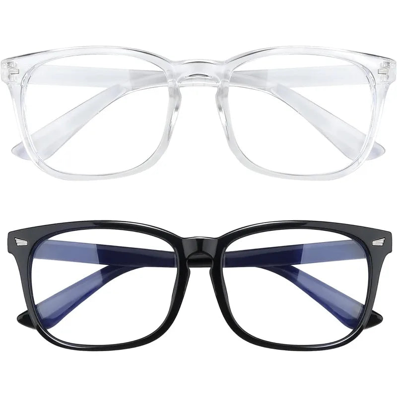 New Trending Blue Light Blocking Men's Glasses Gaming PC Matte Black Anti Ray Eyeglasses Women Transparent Fashion Eyewear Beauty World Shop