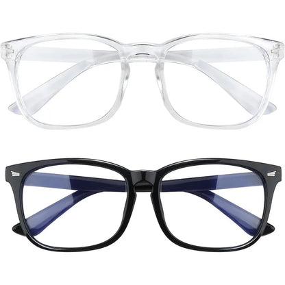 New Trending Blue Light Blocking Men's Glasses Gaming PC Matte Black Anti Ray Eyeglasses Women Transparent Fashion Eyewear Beauty World Shop