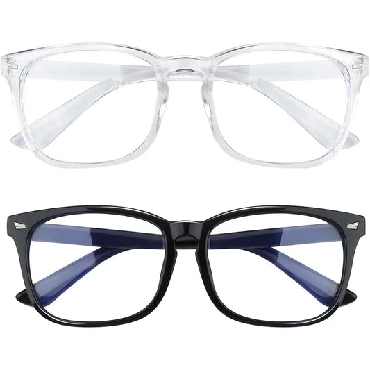 New Trending Blue Light Blocking Men's Glasses Gaming PC Matte Black Anti Ray Eyeglasses Women Transparent Fashion Eyewear Beauty World Shop