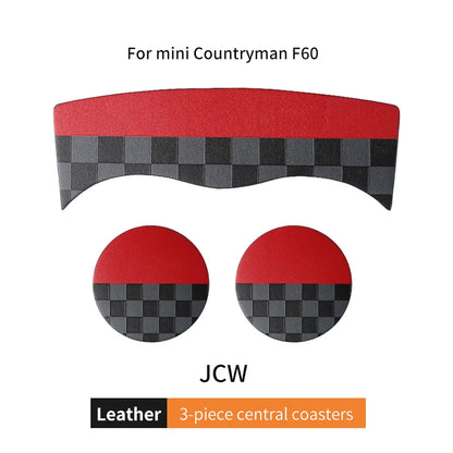 Union Jack Coffee Cushion Storage Groove Protect Coaster Car Cup Anti Slip Pad Mat For MINI Cooper F55 F56 F54 F60 Accessories Beauty World Shop