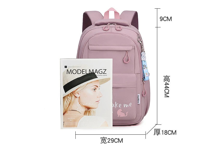 Teenage Girls School Bag Children Backpack Class Child Kids Back Pack Kawaii Bagpack Cute Women Rucksack Female Bolsas Portfolio Beauty World Shop