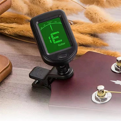 Guitar Tuner For All Instruments Clip on Electronic Tuner for Guitar Bass Ukulele Violin Mandolin Banjo Beauty World Shop