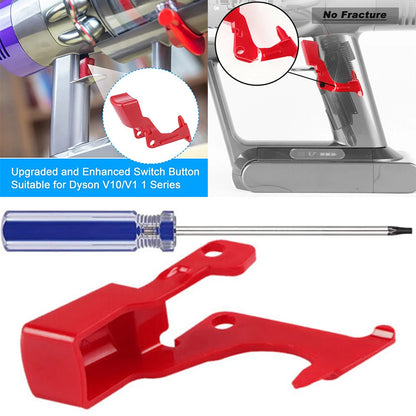For Dyson V10/V11 Replacement Red Trigger Switch Button Upgraded Replacement Trigger Button With 3Pcs Screwdrivers Beauty World Shop