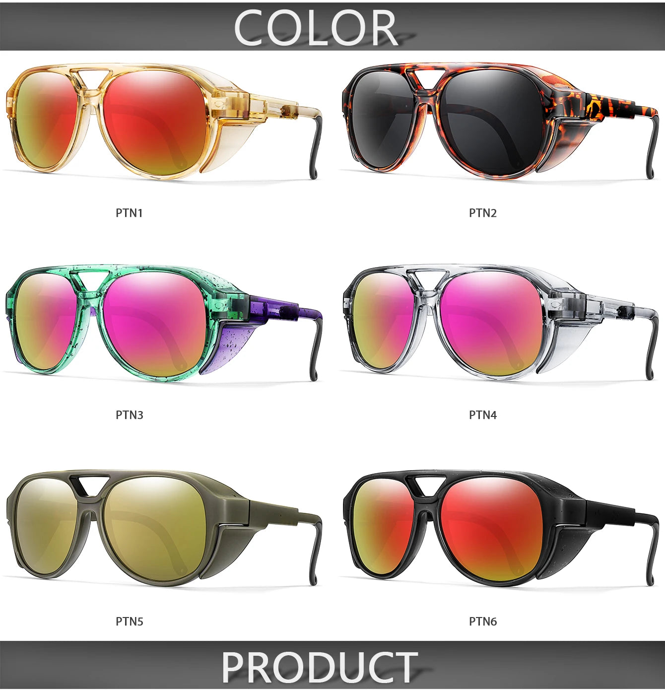 Unisex MTB Cycling Sunglasses UV400 Punk Style Windproof Goggles Outdoor Sports Road Bike Camping Eyewear for Men And Women Beauty World Shop