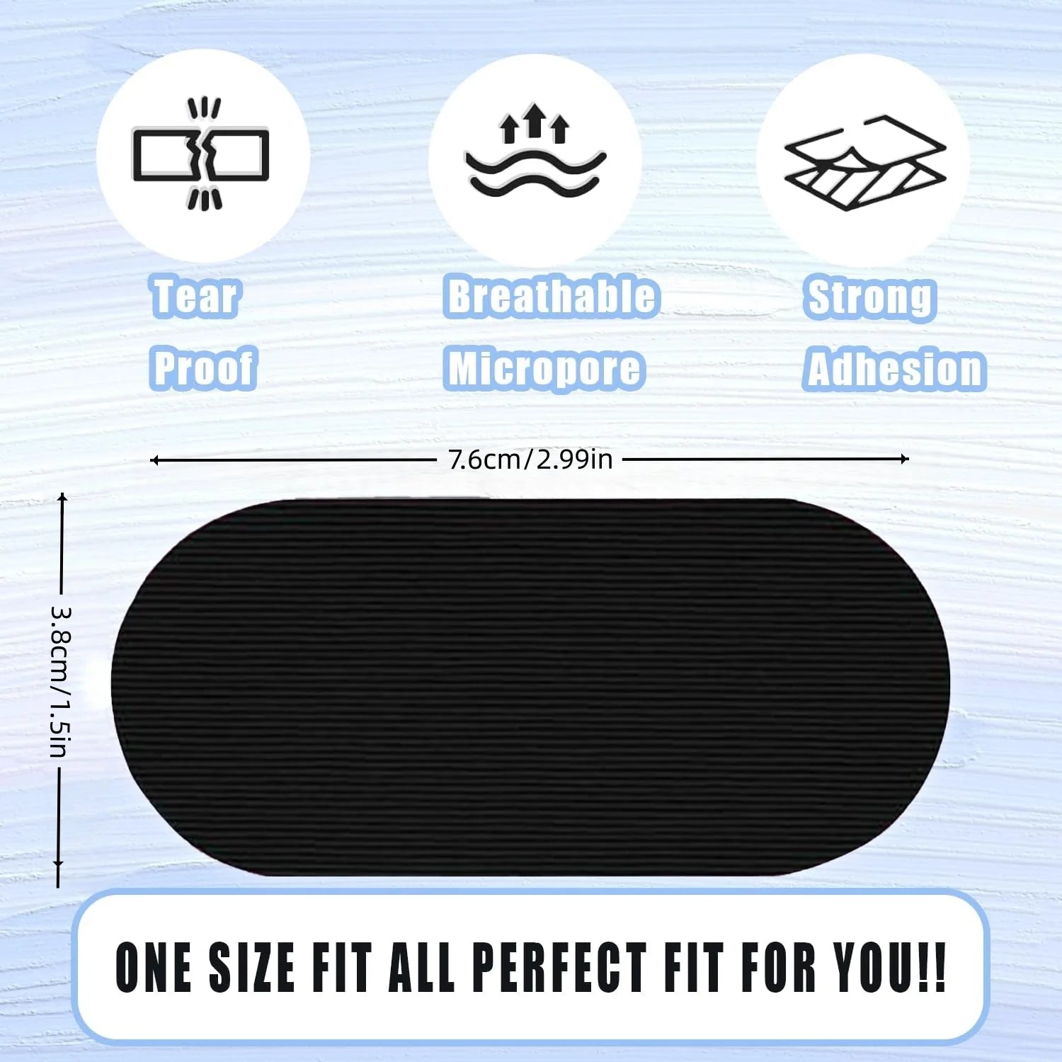 100pcs Mouth Tape Sleep Strip Anti-Snoring Mouth Breathing Tape To Improve Sleep Mouth Close Stickers Beauty World Shop