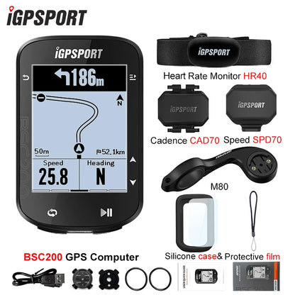 IGPSPORT BSC200 GPS Cycle bike Computer Wireless Speedometer Bicycle Digital ANT+ Route Navigation Stopwatch Cycling Odometer Beauty World Shop