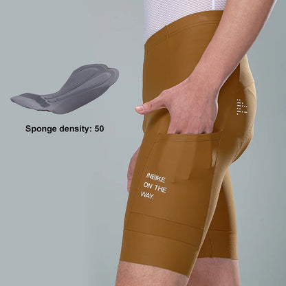 INBIKE Pro Summer Men's Cycling Shorts Bicycle Pants Shock-absorbing Cycling Clothing Mountain Road Bike Tousers With pocket Beauty World Shop
