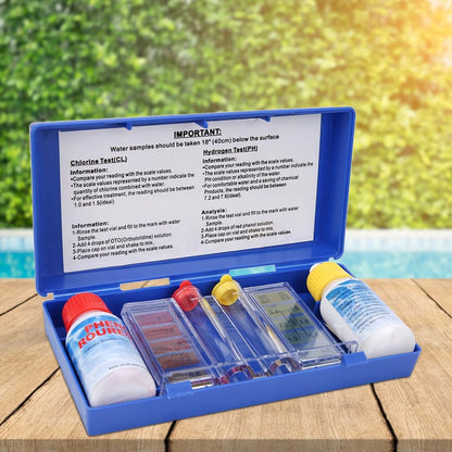PH Chlorine Water Quality Test Kit Swimming Pool Tester Water Testing Box Beauty World Shop