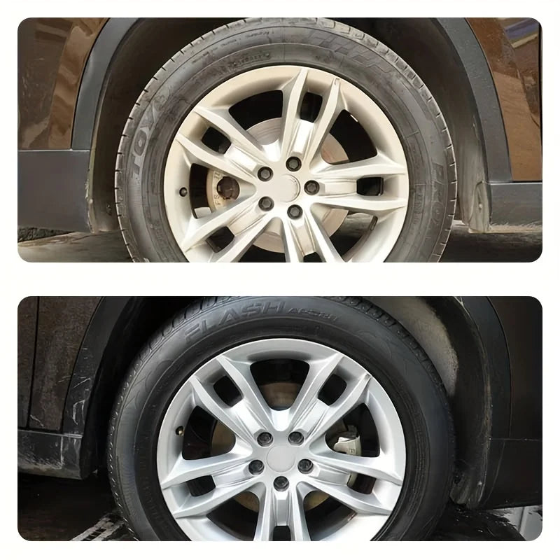 Black Shiny Tire wax - durable, long-lasting protection and repair for all kinds of tires - prevents cracks and whitens Beauty World Shop