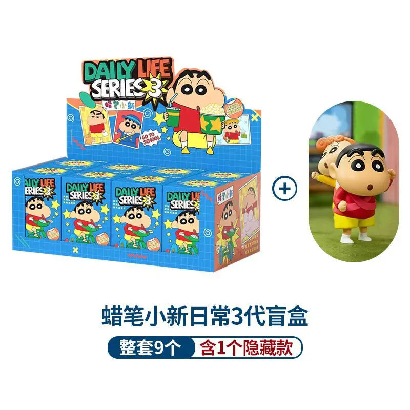 Anime Crayon Shin chan Blind Box Daily Life Series 3rd Generation Blind Box Doll Toy Series Model Handmade Ornament Toy Gift Beauty World Shop