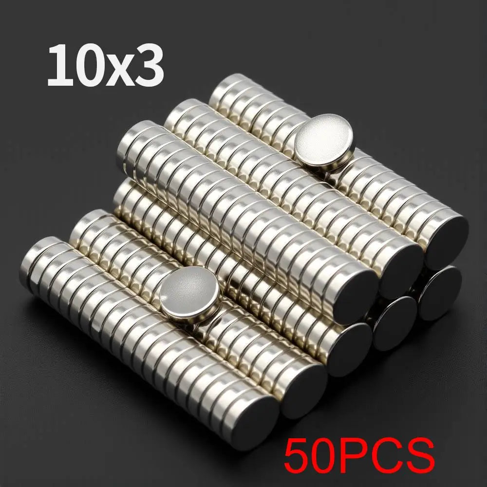 Powerful Neodymium Magnet N35 NdfeB Permanent Magnetic imanes Round Super Strong Fridge Magnets DIY 2/4/5/6/8/10x2/3mm Beauty World Shop