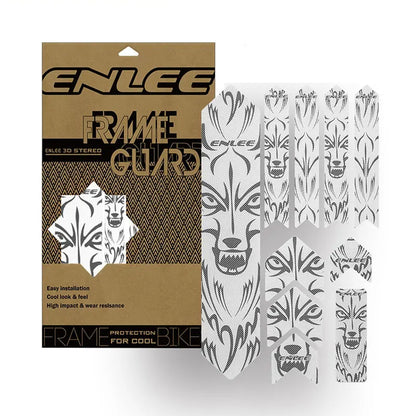 ENLEE The New Removeable Sticker Road Bicycle Paster Guard Cover 3D MTB Mountain Bike Scratch-Resistant Protect Frame Protector Beauty World Shop