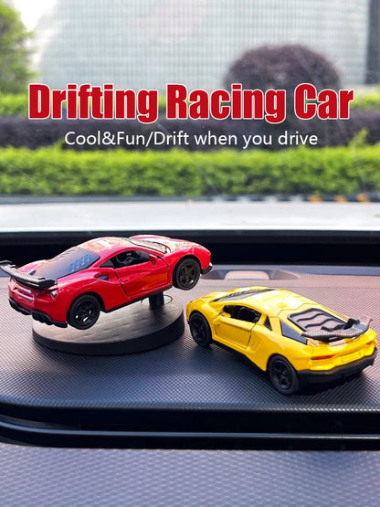 Drifting Car Model dashboard Swing Moving cool sports racing ornaments dash interior accessories decor items fun decorations men Beauty World Shop