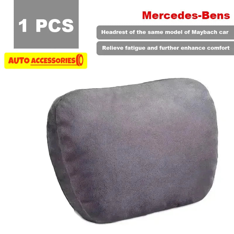 Car Headrest Neck Support Seat / Maybach Design S Class Soft Universal Adjustable Car Pillow Neck Rest Cushion High Quality Beauty World Shop