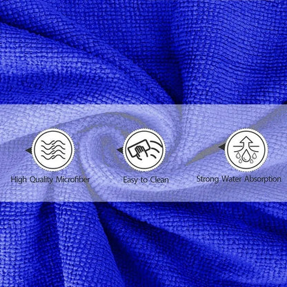 1-20Pcs Microfiber Towels Car Wash Drying Cloth Towel Household Cleaning Cloths Auto Detailing Polishing Cloth Home Clean Tools Beauty World Shop