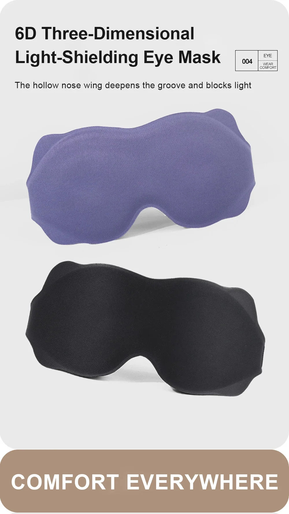 3D Sleeping Mask Block Out Light Soft Padded Sleep Mask For Eyes Slaapmasker Eye Shade Blindfold Sleeping Aid Face Mask Eyepatch Beauty World Shop