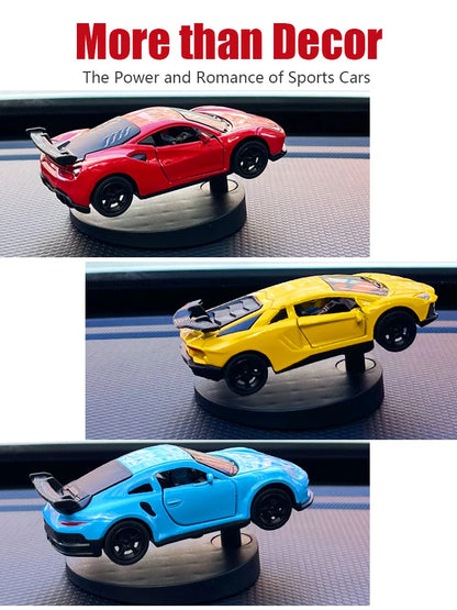 Drifting Car Model dashboard Swing Moving cool sports racing ornaments dash interior accessories decor items fun decorations men Beauty World Shop