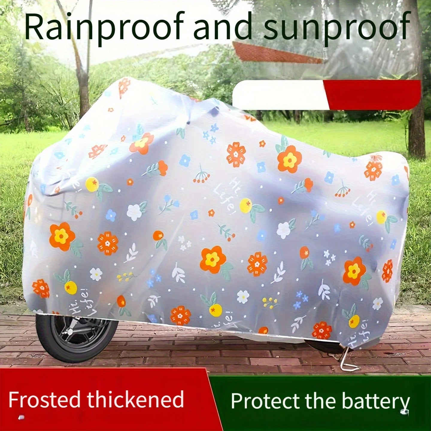 Bike Rain Cover Sunshade Outdoor Indoor UV Protection MTB Bike Cover Case for Bicycle MTB Road Bike Scooter Cycling Accessories Beauty World Shop