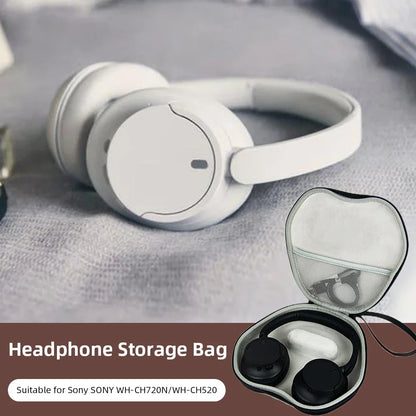 For Sony WH-CH720N WH-CH520 Wireless Headphones Case Hard EVA Case Bluetooth Headphone Carrying Bag Pouch Storage Bag Cover