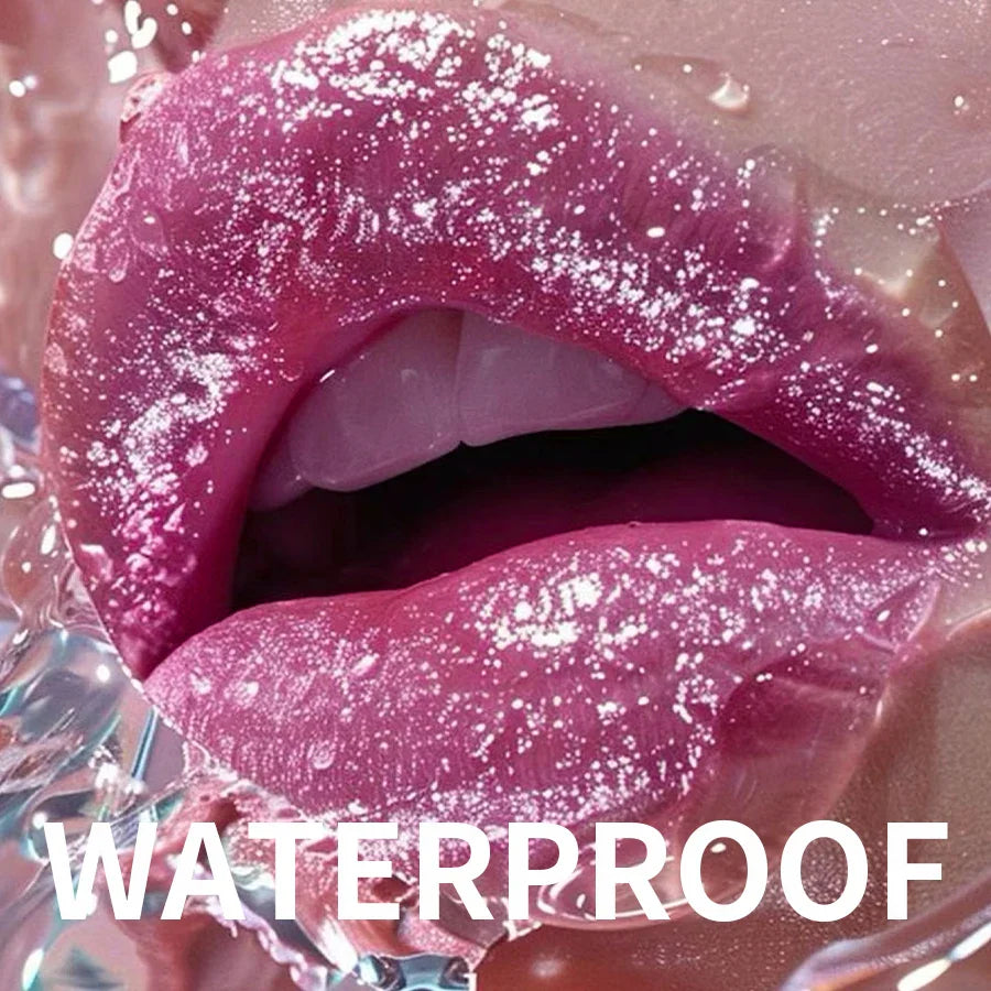 Multi-color Glitter Lipstick Beauty Girl Diamond Waterproof Lip Tint Long Lasting Shimmer Lip Makeup Red Rose Pearlescent  Lip Beauty Trend Shop