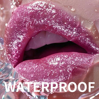 Multi-color Glitter Lipstick Beauty Girl Diamond Waterproof Lip Tint Long Lasting Shimmer Lip Makeup Red Rose Pearlescent  Lip Beauty Trend Shop