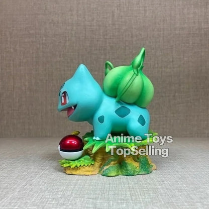 10cm/3.94in Anime Pokemon Figure Bulbasaur Action Figures Pvc Collection Model Toys for Children Gifts Beauty World Shop