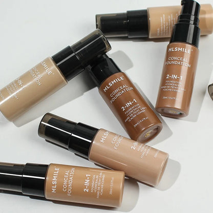 Face Foundation Cream Oil-Control Matte BBCream Waterproof Lasting Concealer Liquid Full Coverage Matte Base Professional Makeup Beauty World Shop