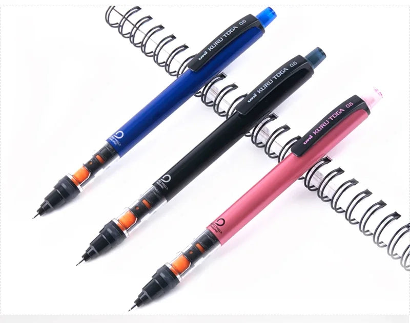 UNI Kuru Toga Mechanical Pencil M5-452 Drawing Pencil 0.5mm Low Center of Gravity Automatic Rotation School Supplies Stationery Beauty World Shop
