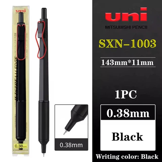 Uni SXN-1003 JETSTREAM EDGE Ballpoint Pens Ultra-fine Luxury Men's Pen, Small-word Annotations Fine Writing Japanese Stationery Beauty World Shop