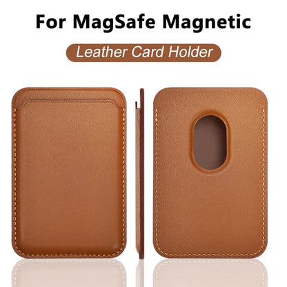 For Magsafe Leather Magnetic Wallet Case For iPhone 14 12 15 13 Pro Max Magnetic Card Bag Cover Samsung S23 S22 Ultra Accessory Beauty World Shop