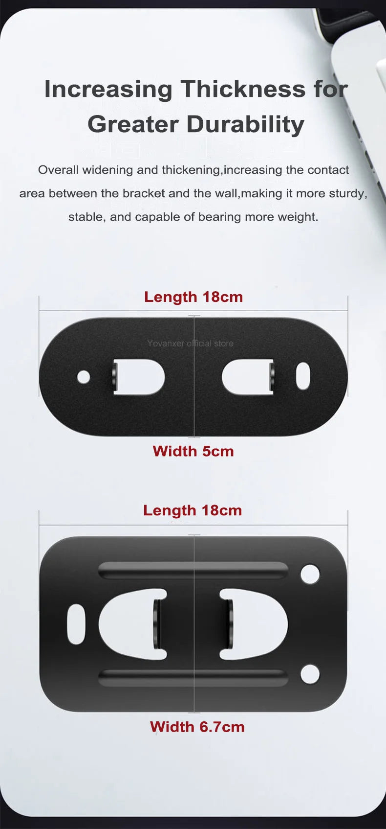 Foldable Wall Mount Projector Bracket Aluminum Alloy Retractable Durable Devices Holder for Home Bedside Hotel Office Beauty World Shop