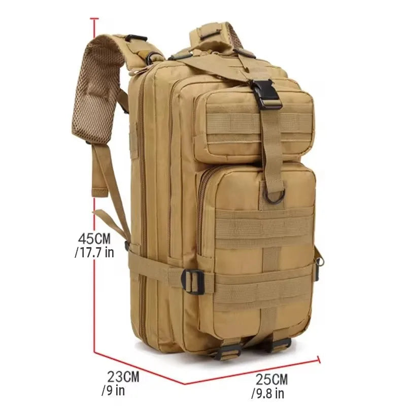 Fishing Tactical Backpack Outdoo Travel Fishing Camouflage Bag  Climbing Hunting Backpack Fishing Hiking Nylon 3P Pack Backpack Beauty World Shop