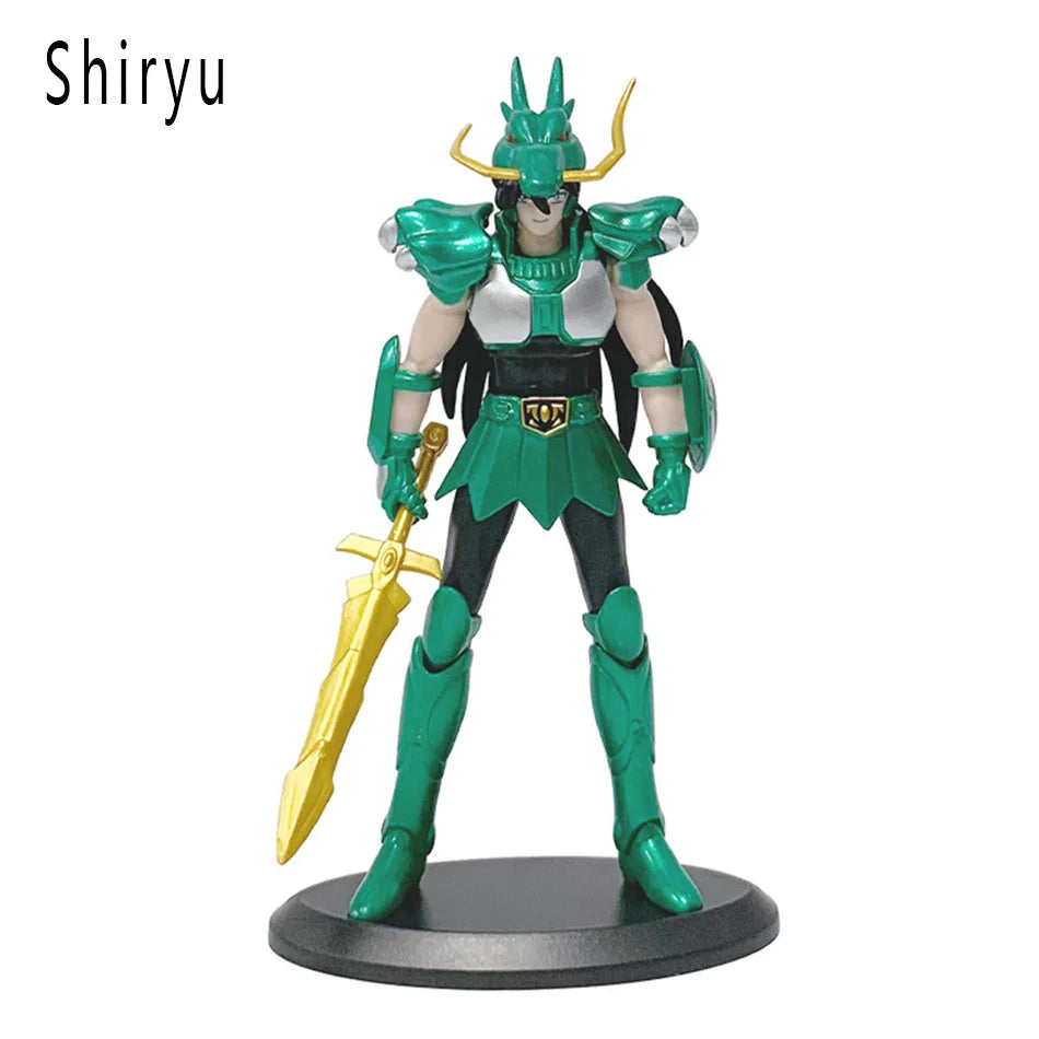 In Stock Hot Anime Figure Phoenix Ikki Hyoga Seiya Shiryu Standing Armor Model Children's Toys PVC Box Desktop Collection Toys Beauty World Shop