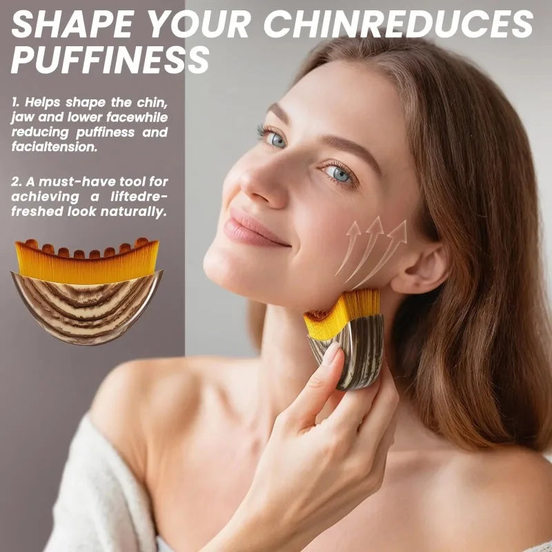 New Lymphatic Contour Face Brush, Lymphatic Drainage Massager for Face,Ergonomically Designed to Fit The Skin Precisely and Reli Beauty Trend Shop