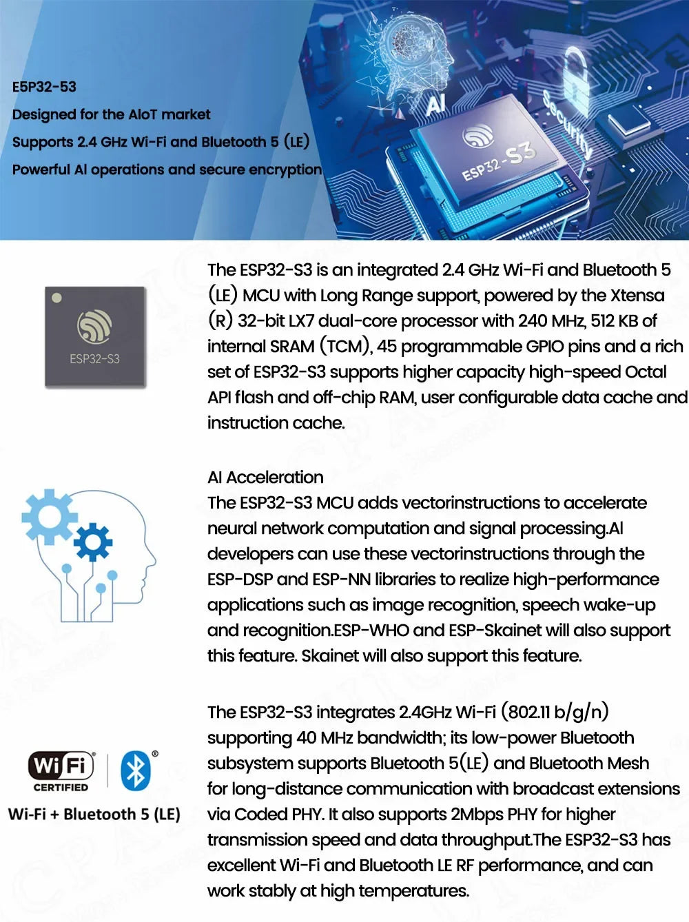 ESP32-S3 Wifi BT Module Development Board for Arduino IDE ESP32-S3-WROOM1 N16R8 N8R2 44Pin Type-C 16MB Flash 8M PSRAM ESP32 S3 Beauty World Shop