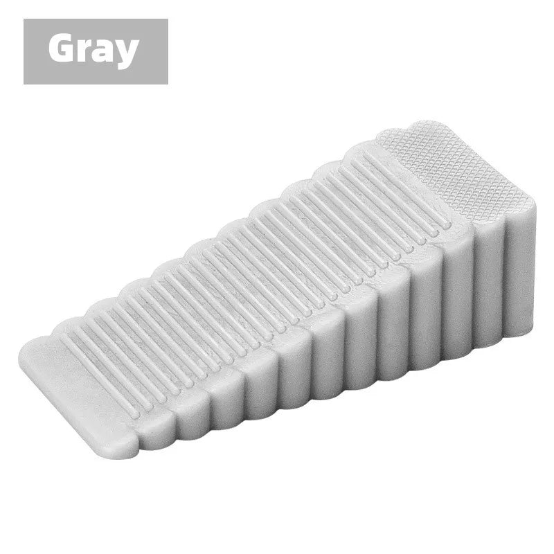 Safety Silicone Door Stop Stoppers Block Wedge Doorstops Door Stopper Home Office Door Rear Retainer Anti-collision Stop Beauty World Shop