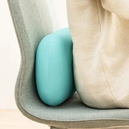 Portable Sponge Nap Pillow Macaron Color Soft Neck Pillow Multifunction Cervical Support Travel Sleeping Pillow Office Beauty World Shop